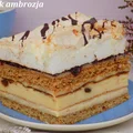 ambrozja - składany sernik z bezą