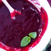 Kisiel z soku z buraka z dodatkiem rabarbaru