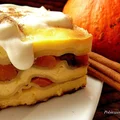 Sernikowa lasagne z dynią i żurawiną