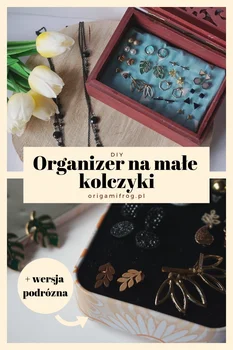 DIY Organizer na małe kolczyki
