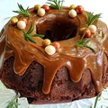 Kawowa babka wielkanocna.