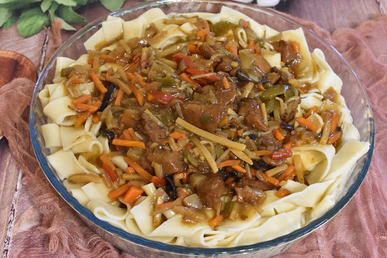 Kaczka z warzywami