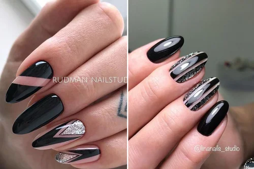 Najlepsze inspiracje na czarne paznokcie 2019