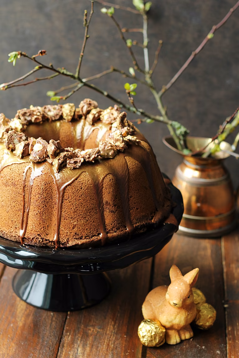 Babka z nutellą i orzechami laskowymi