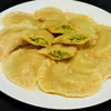 Pierogi z brokułem i serem feta