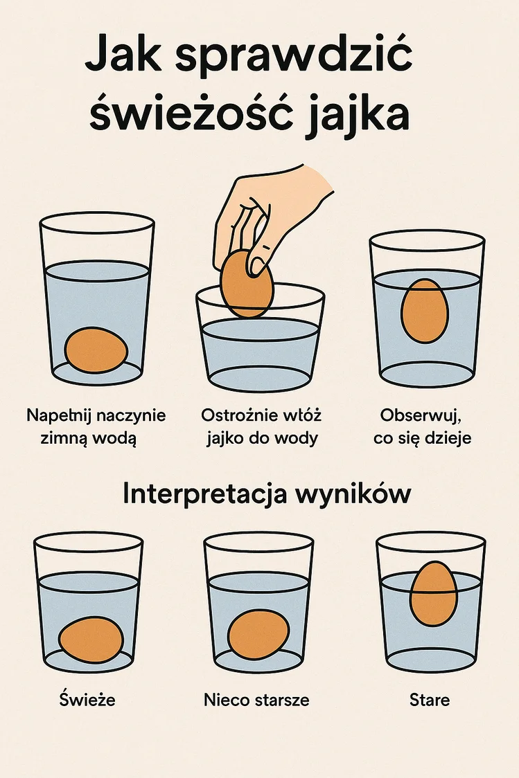 Zdjęcie Jeśli jajko unosi się na wodzie – nie jedz go! Zrób TEST świeżości w 30 sekund – tylko woda i szklanka #2