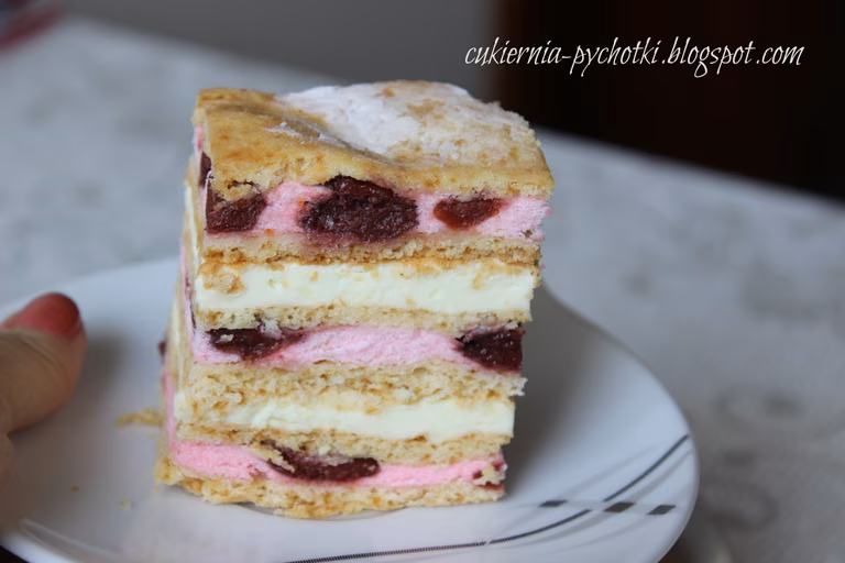 Ciasto Jakuba z wiśniami