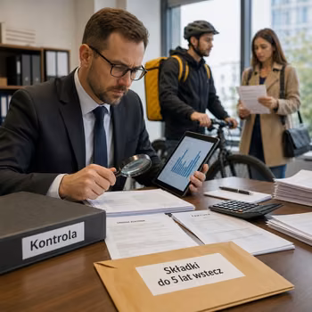 Kontrole ZUS w podmiotach oferujących pracę platformową — ustalenie tytułu do ubezpieczeń i konsekwencje