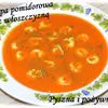 Aromatyczna zupa pomidorowa
