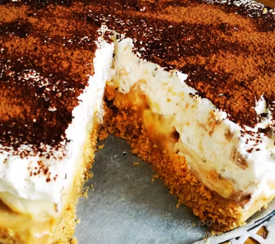Ciasto bananowe Banoffee