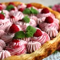 Tarta francuska z rabarbarem