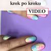 Kolorowe i Zakręcone Kleksy na PAZNOKCIACH krok po kroku