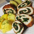 Roladki z kurczaka ze szpinakiem, suszonymi pomidorami i mozzarellą