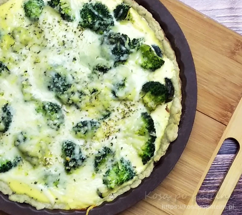 Tarta z cukinią i brokułami