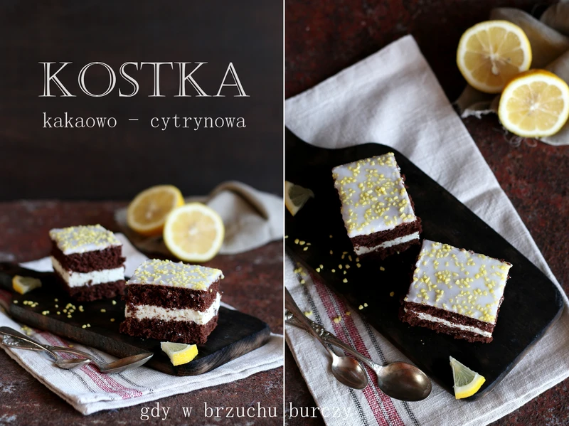 Kostka kakaowo-cytrynowa