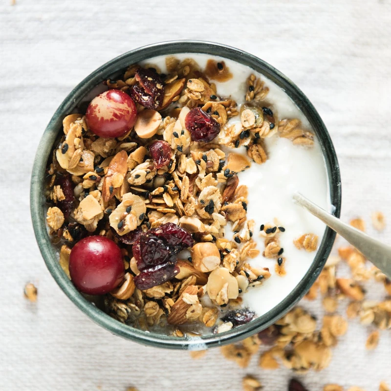 Granola z migdałami