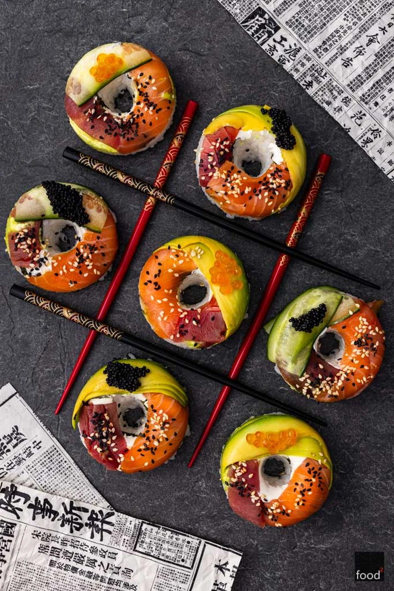 Sushi donuts - sushi w kształcie pączków