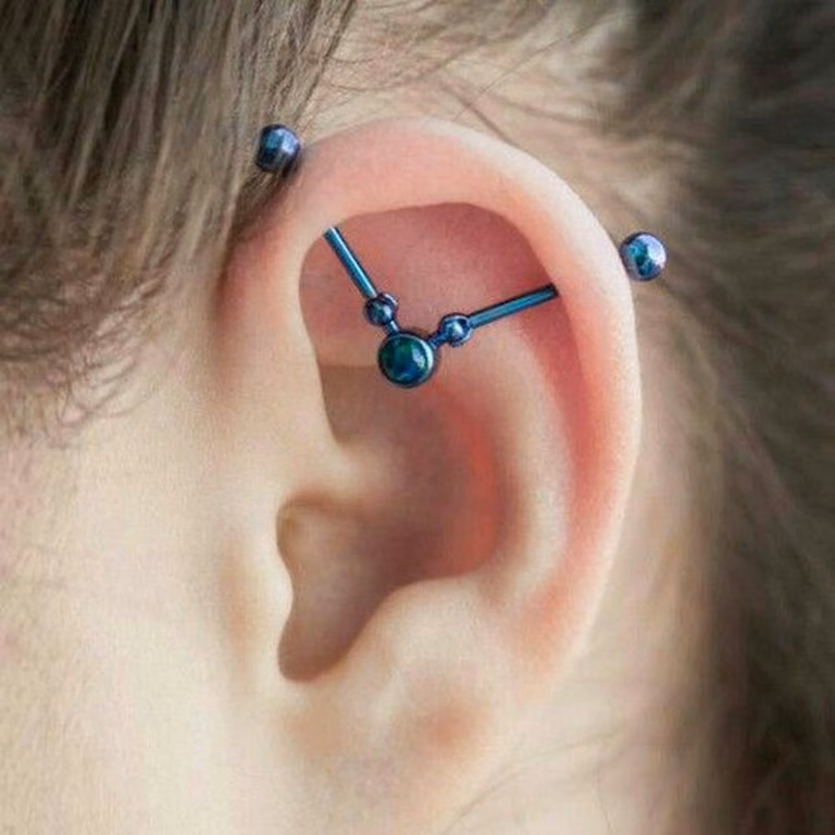 Tribal piercing