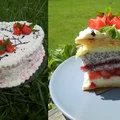 Tort z truskawkami i nuta cytrynowa