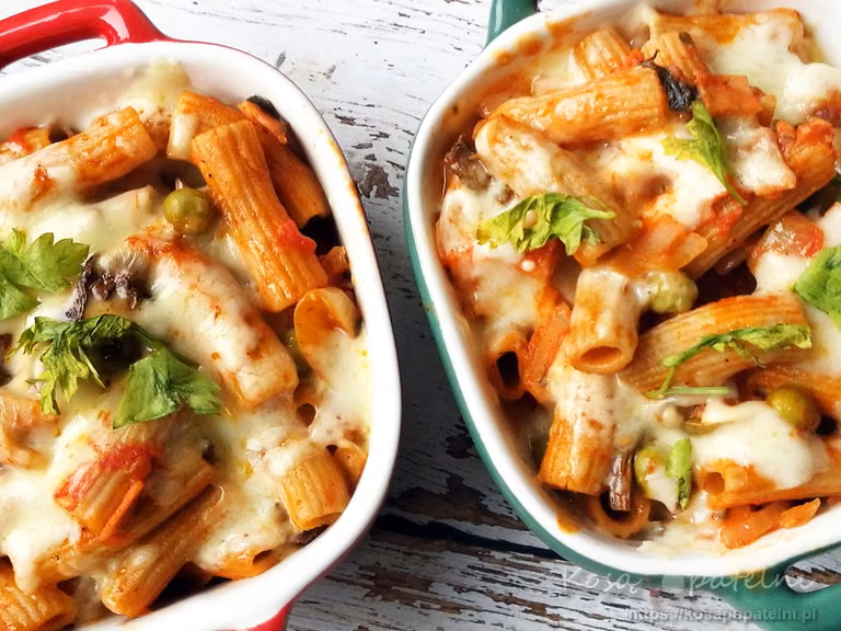Rigatoni al forno – zapiekanka po włosku