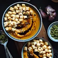 Zupa-krem z pieczonej dyni
