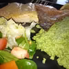 obiad fit: pieczony łosoś + kuskus z pesto + lekka sałatka