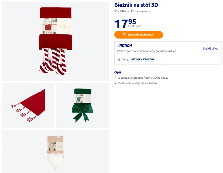 Zdjęcie Te urocze bieżniki zrobią mega klimat na świątecznym stole! Modele 3D i soczyste kolory zachwycą gości #1