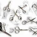 Nożyczki - rysunki