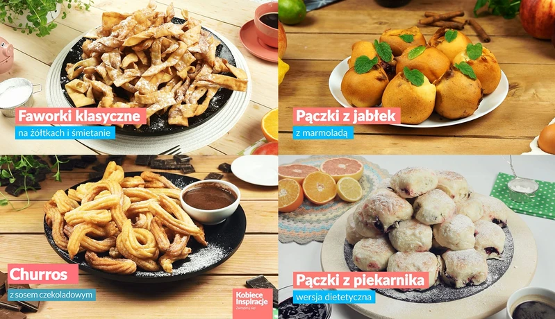 4 przepisy na pyszne smakołyki na TŁUSTY CZWARTEK (INSTRUKCJA WIDEO) !
