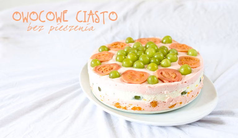 owocowe ciasto bez pieczenia