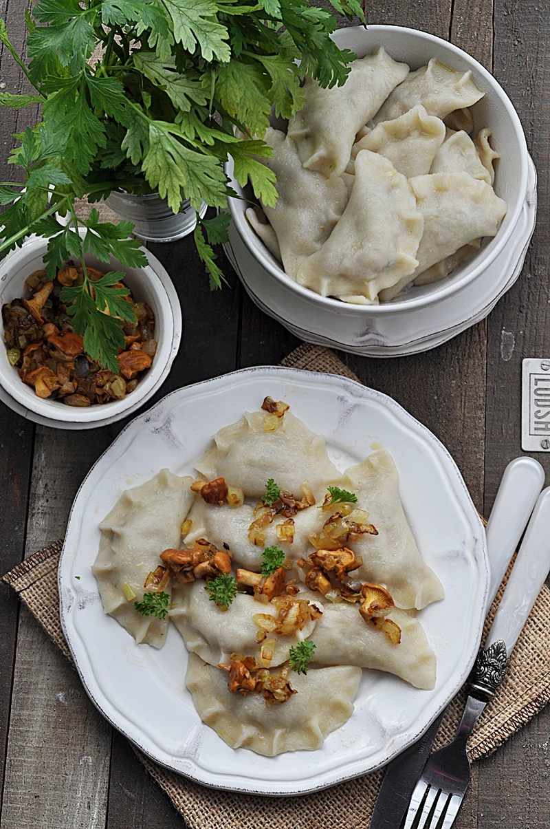 Najlepsze pierogi z kurkami