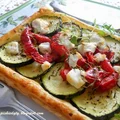 Tarta francuska z warzywami i serem