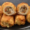 Roladki schabowe z pieczarkami