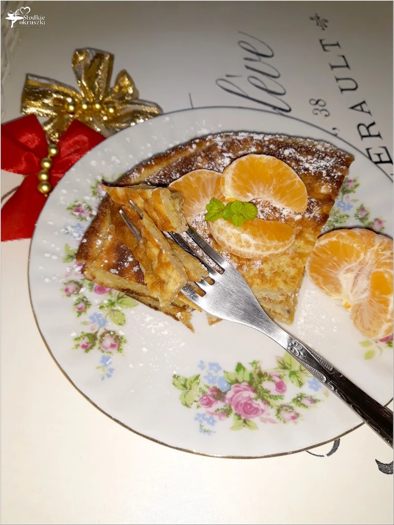 Owsiany omlet owocowy (na mące owsianej)