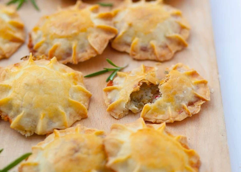 Pierożki z kruchego ciasta