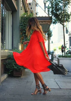 Czerwona sukienka