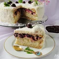 Tort rafaello z wiśniami