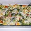 Tortellini zapiekane z brokułem