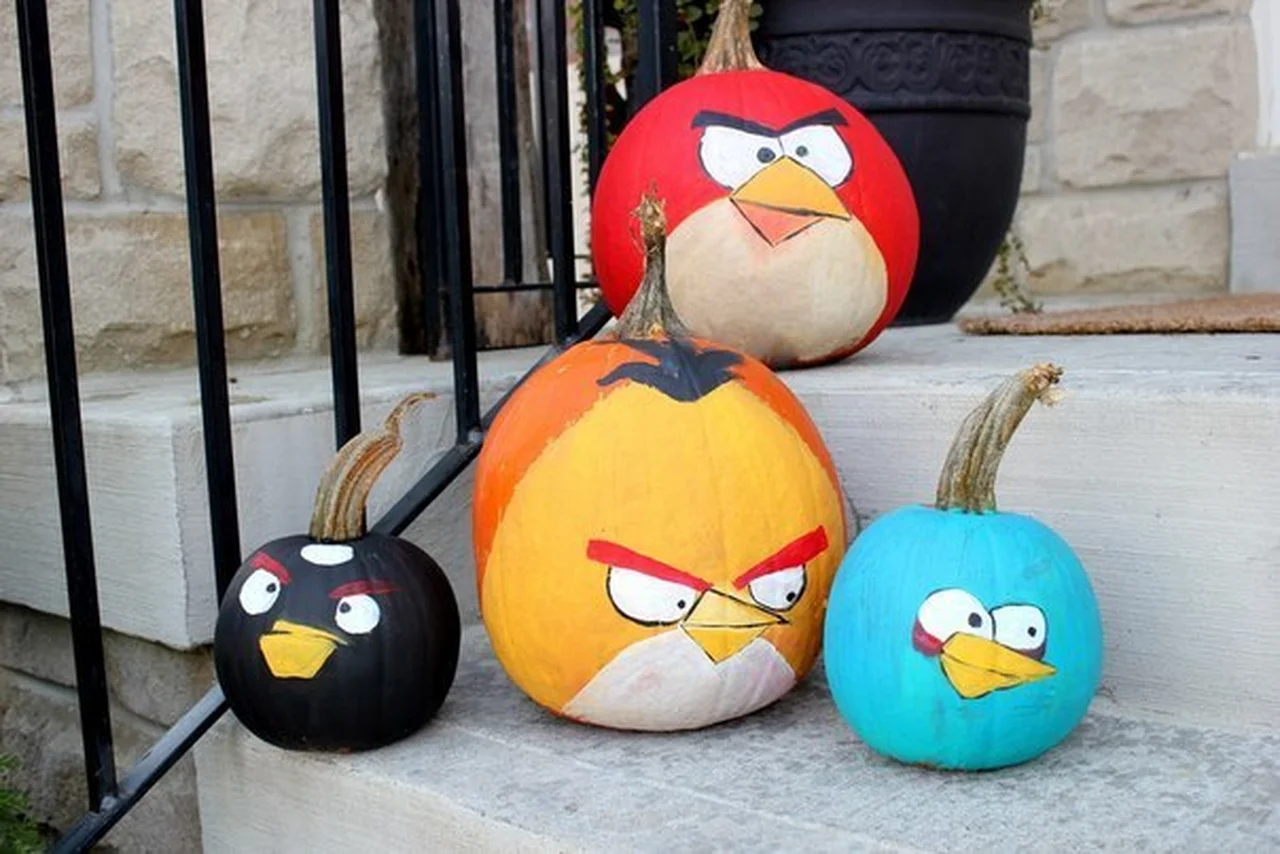Dynie Angry Birds
