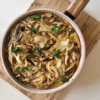 Frittata z grzybami