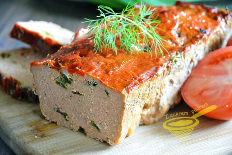 pieczeń wieprzowa z pomidorową glazurą