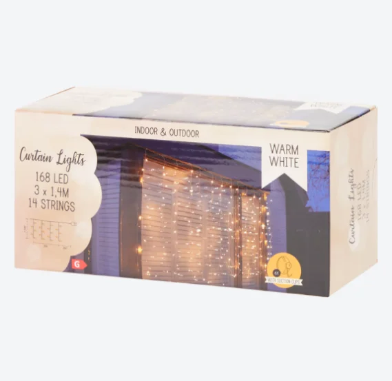 Zdjęcie Ta kurtyna świetlna z Action umili każdy wieczór! Romantyczny klimat na oknie – bez świeczek i kominka przez cały rok #2