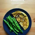 Omlet z cukinią i szparagami