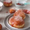 Pączki z ksylitolem i truskawkami