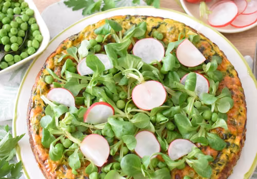 Wiosenna frittata w wersji pieczonej