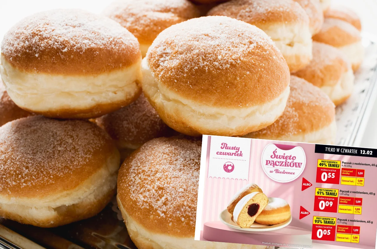 5 groszy za pączka? Polacy ruszyli do sklepów w Tłusty Czwartek