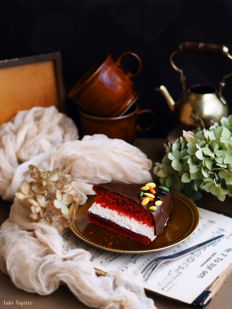 Red Velvet z kremem twarożkowym