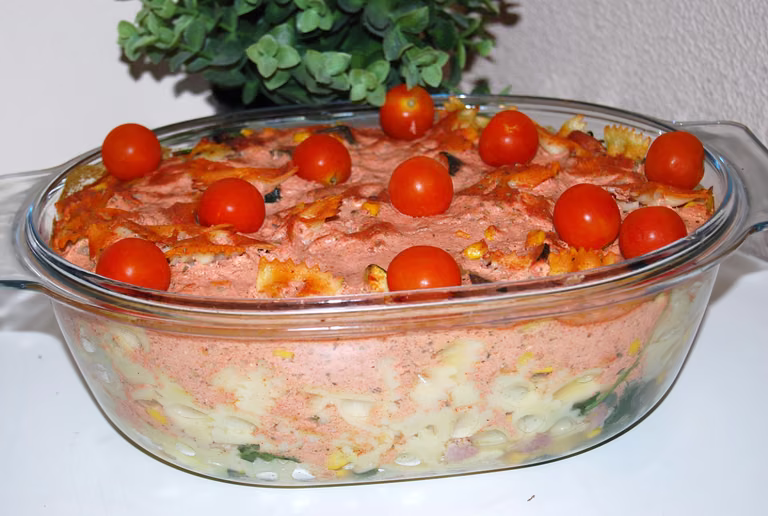 Zapiekanka makaronowa bez sera