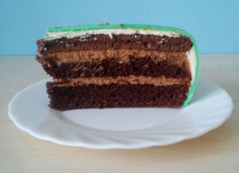 Tort czekoladowy toffi