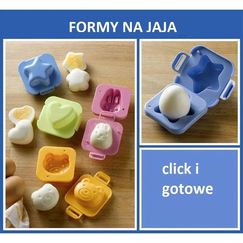 Pomysłowe foremki na jajka